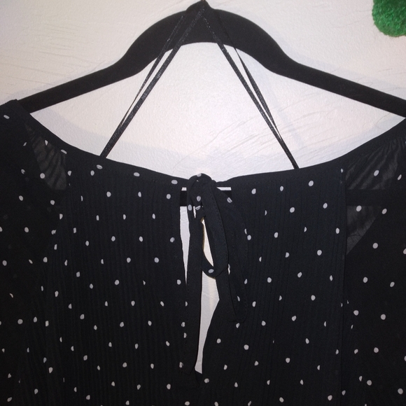 Michel Studio Plus Flowy Polka-dot Dress Size 20 - Picture 5 of 5